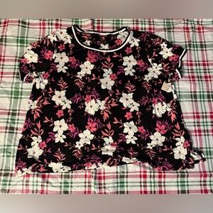 Secret Treasures Women’s Sleep Shirt Plus Size 3X 22-24W Flowers NWT